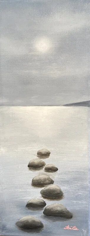 Oljemålning av Rita Börjesson