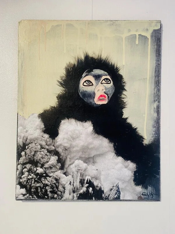 Akrylmålning I can’t take you with me stupid 4000:- av Emily Hopkins