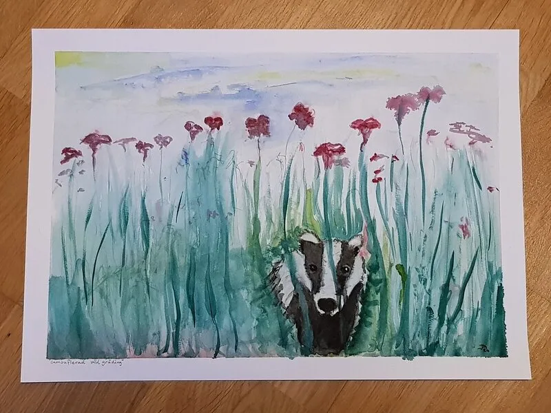 Grävling av Johannes Boström