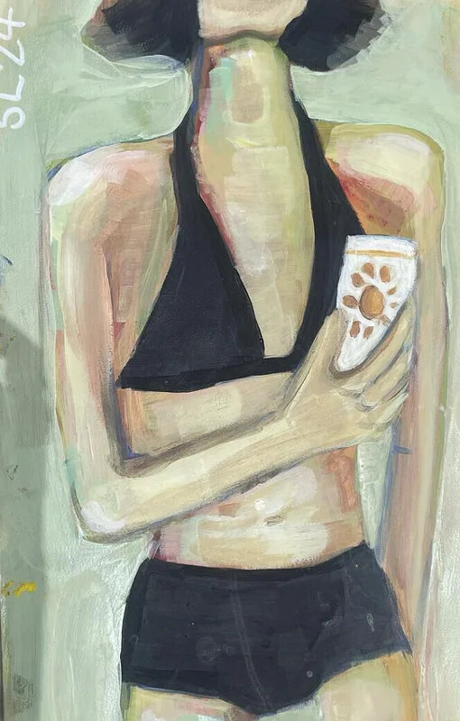 Akrylmålning Hawaiian Tropic av Summer Leaves