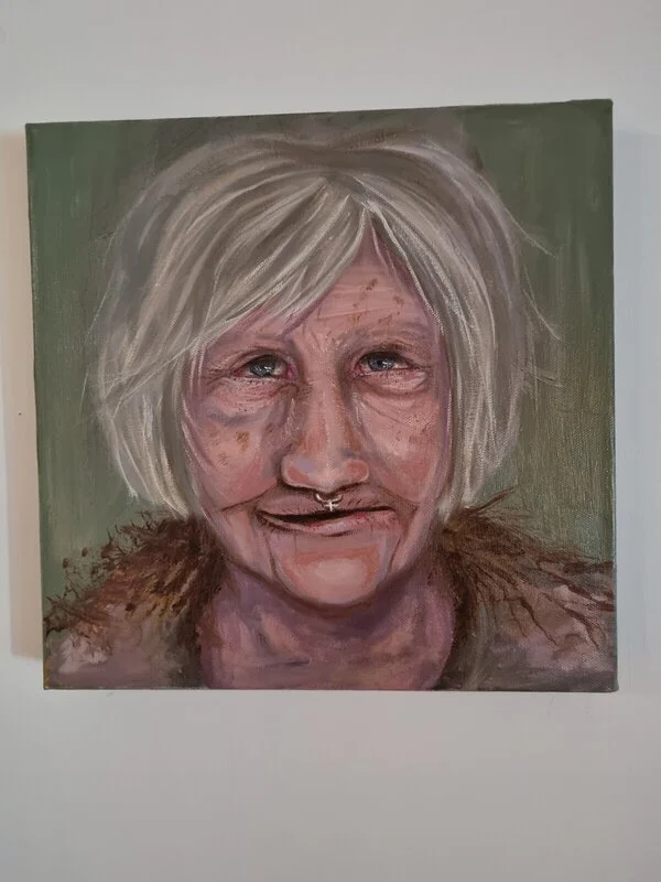 Akrylmålning Kraft av Cecilia Lundberg