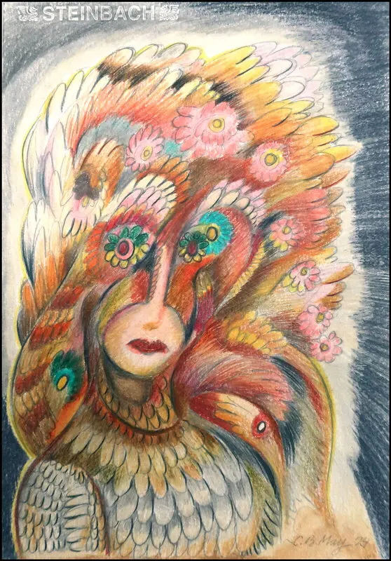 Flower Head av Charles Benjamin May