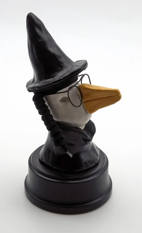 Skulptur Moishe (Årets Mågelfås XXXX) av Anonym Konstnär