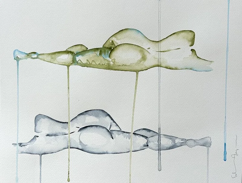 Akvarell Drömmen av Felicia Berger