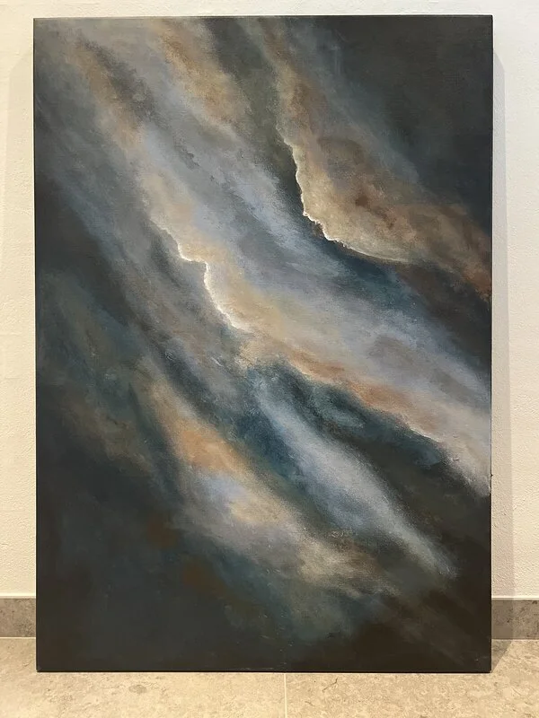 Akrylmålning Stormy clouds 4 av Josefine Sundman