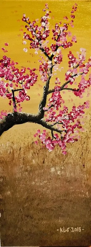 Akrylmålning CherryBlossom No.1508 av KLC - Patrick Jakobsson