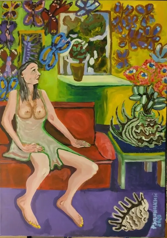 Akrylmålning Paranoia.. av Aminazin Van-Gogin