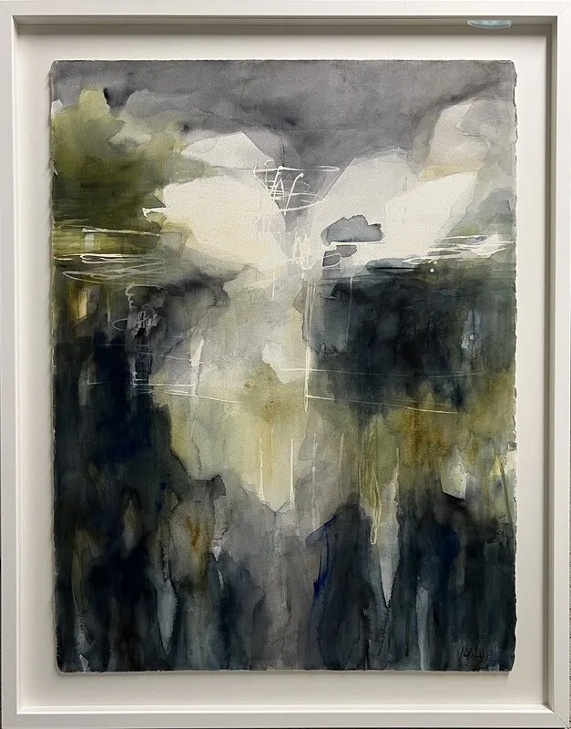 Akvarell Oxygen av Monica Hagebrand