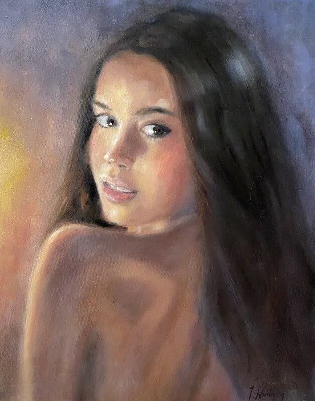 Oljemålning In the light av Jörgen Winberg