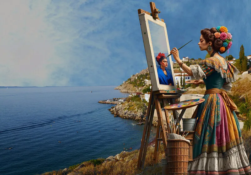 Frida, Blue on Blue av Jörgen Thornberg