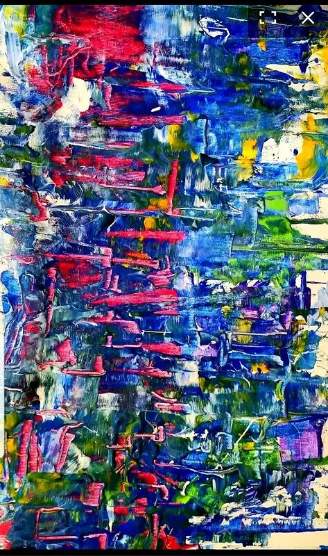 Akrylmålning Tomorrowland av Martin Sokolowski