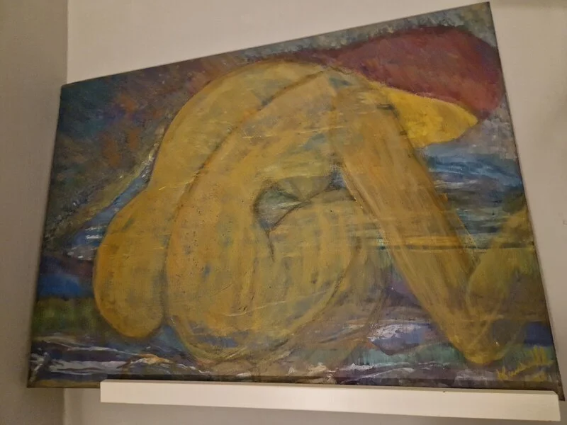 Akrylmålning Kvinnan i mig av Karin Wallin