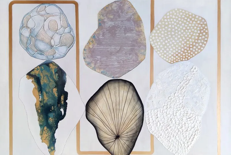 Akrylmålning VERA av Helena Mernissi