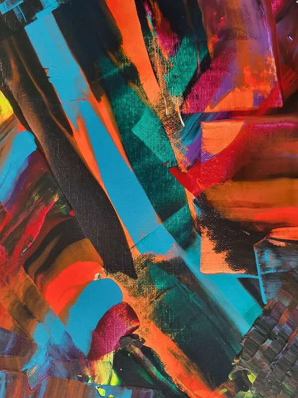 Akrylmålning Speed av Konst_igtpatapeterna Magni