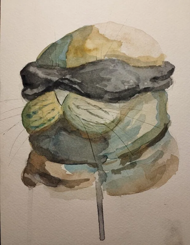 Akvarell Framtid av Ekaterina Östberg