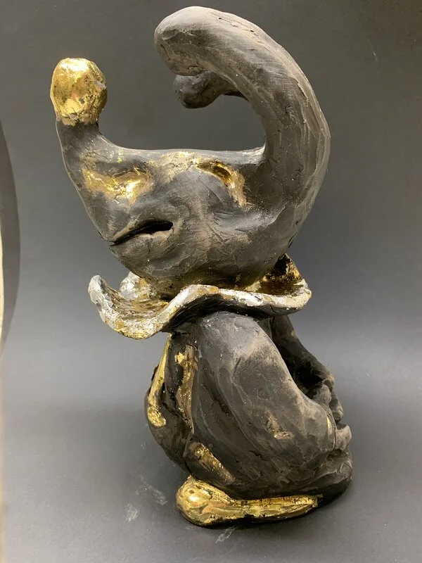 Skulptur Narren av Evalena Elk Karlsson