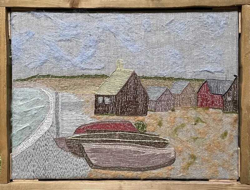 Båthamn av Lotta Fuchs