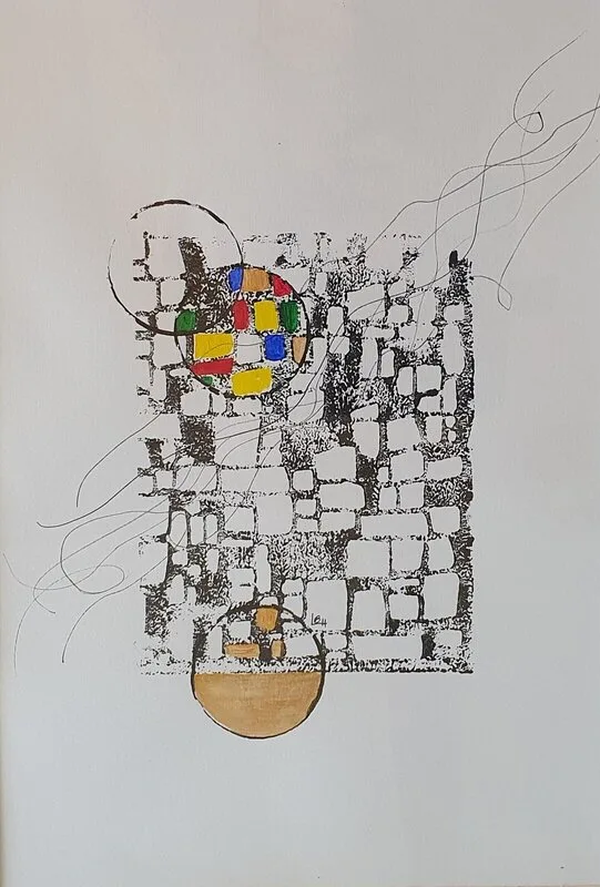 Akrylmålning av Lotta Höglund Palmquist