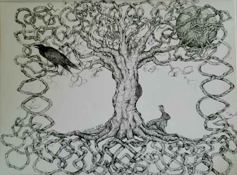 Celtic Tree av Helena Ekroth