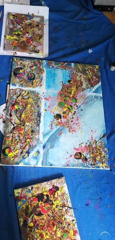 Akrylmålning March 2 av Martin Sokolowski