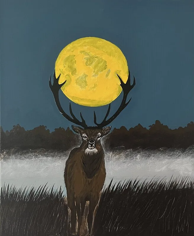 Akvarell av Nasrollah Safdari