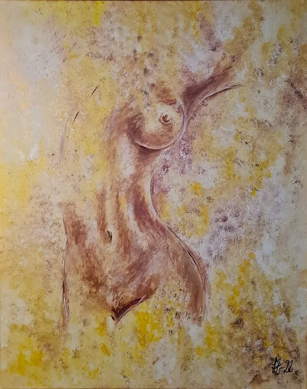 Akrylmålning av Linda Zackrisson