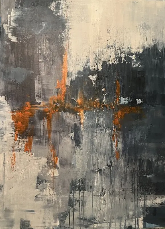 Akrylmålning No name av Amie Norrman Söderman