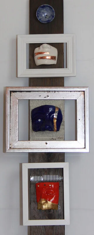 Skulptur Social utbrott av Mara Contardo