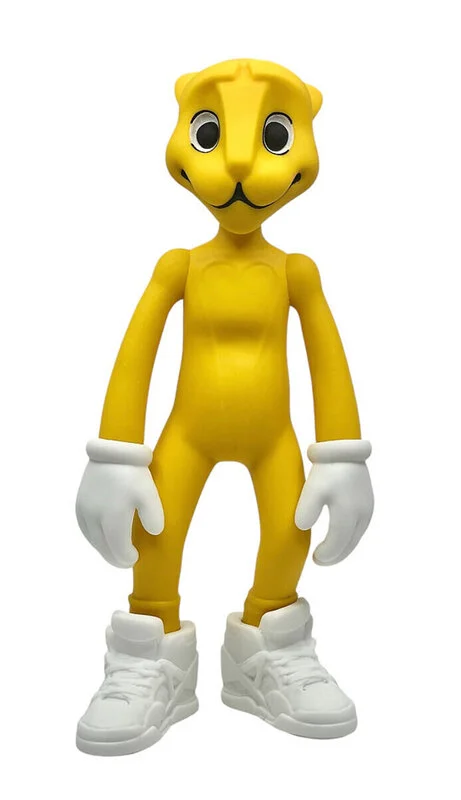 Skulptur Kinneko Original av Guldhart By André Guldhjärta