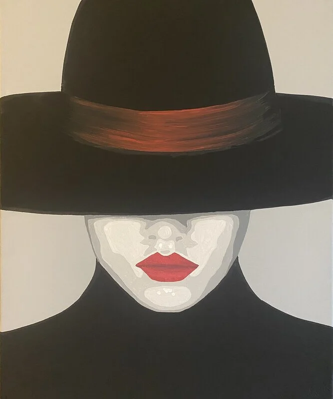 Akrylmålning Anonym av Christian Prändel