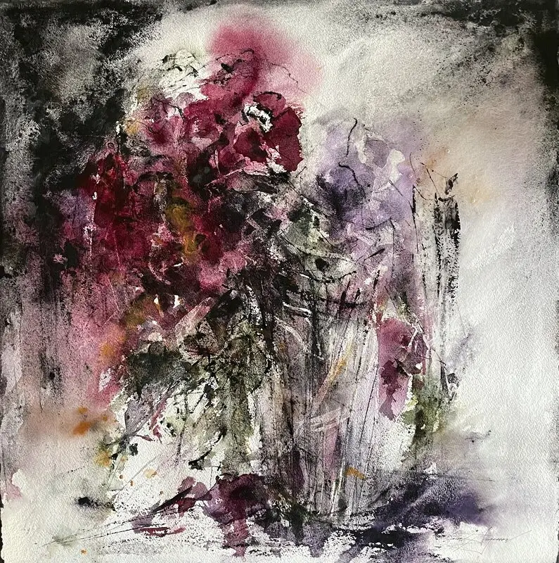 Akvarell Dream brought from the night av Dana Ingesson
