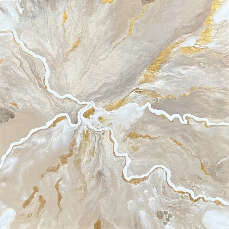 Akrylmålning Peacefulness av Elena - EP Art Studio