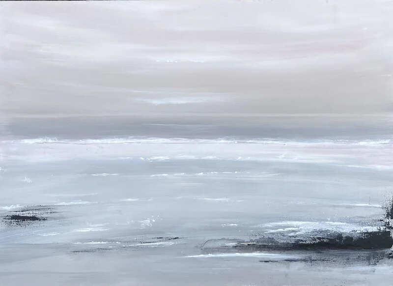 Akrylmålning Jag ser horisonten av Katarina Hjärn