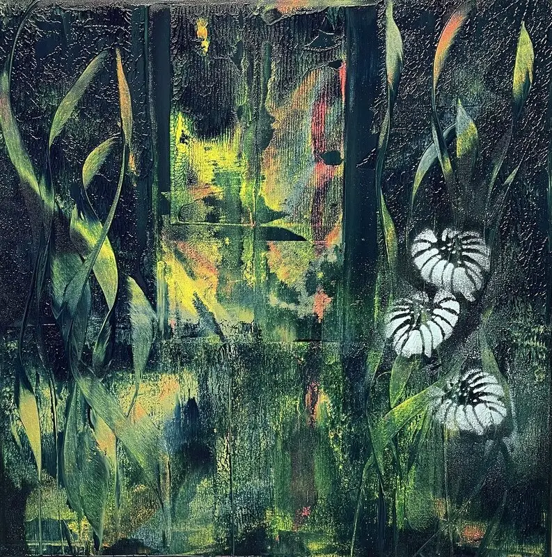 Akrylmålning Såld till Västerås av Kicki Pettersson