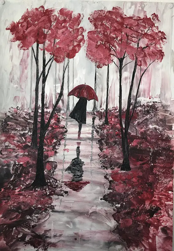 Paraplyflicka av Agneta Karlsson