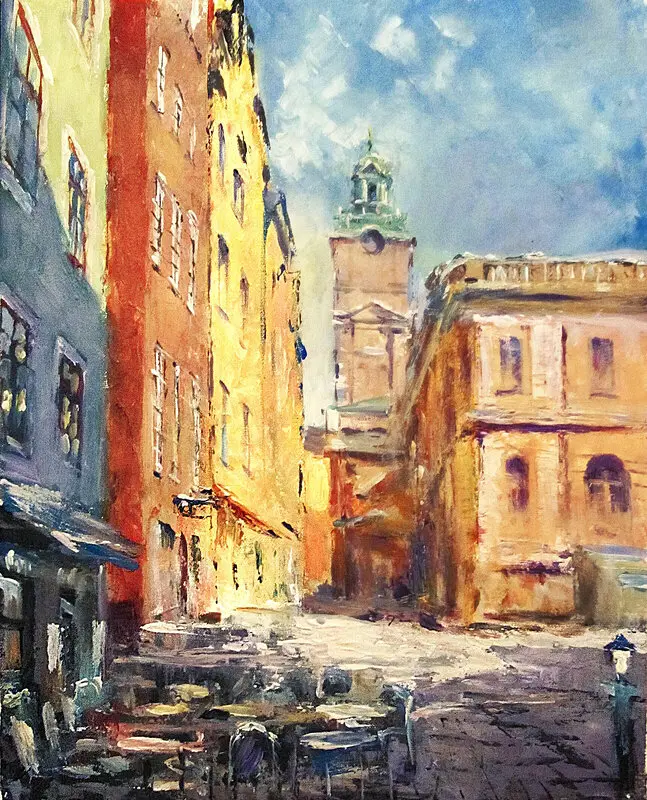 Oljemålning av Dimitri Zukov