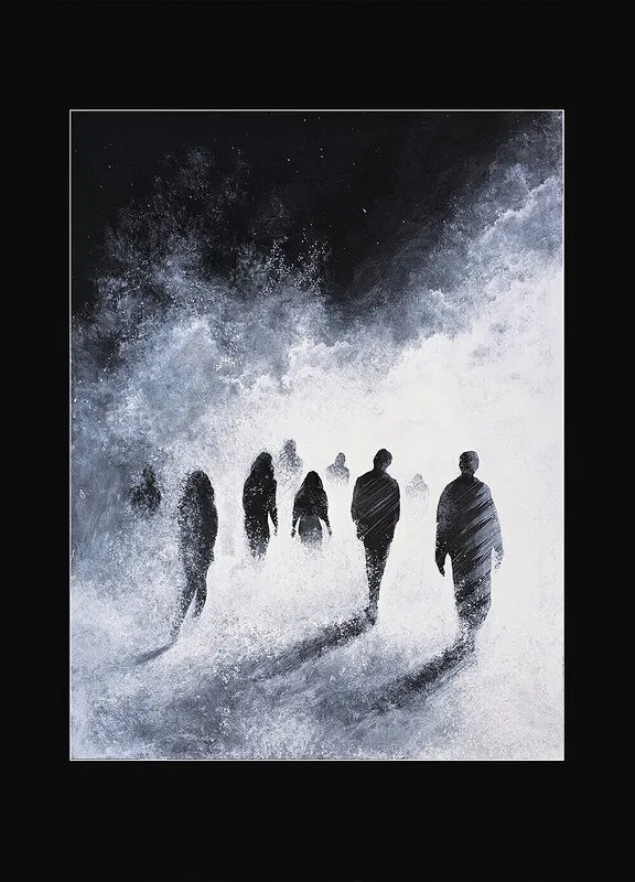 Akvarell The Unknown av Martina Ehrenborg