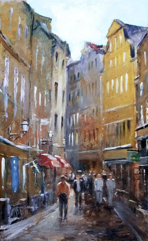 Akrylmålning av Dimitri Zukov