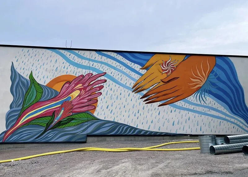 Betongblomma av Marianna Tarish