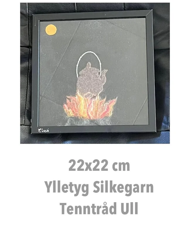 Kaffepannan på elden i natten av Mary Lussi