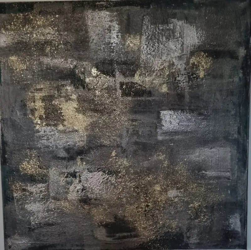 Abstrakt "Shimmer" av Annsofi Alm