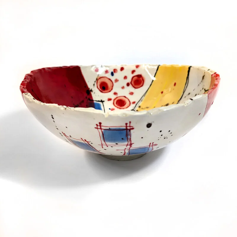Art skål 1 oval av Helena Henriksdotter