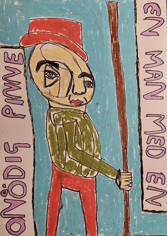 En man med en onödig pinne - 2024-12-12 av Mikael Jonsson