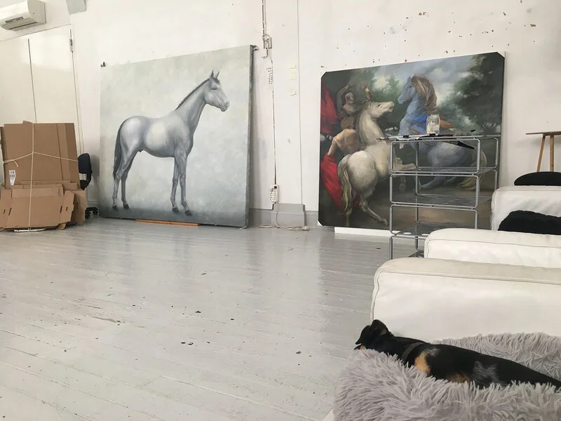 Oljemålning av Karl Johan Lilliesköld