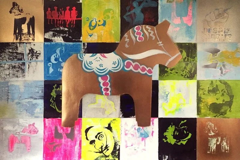 Oljemålning I am Orlando av Berne Bucht