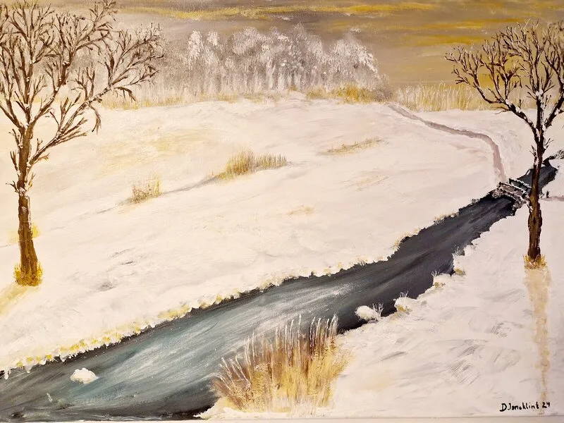 Akrylmålning av Dick Janeklint