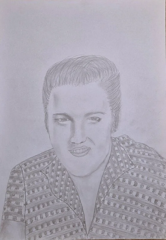 Elvis Presley Blue Christmas av Jonathan Isaksson