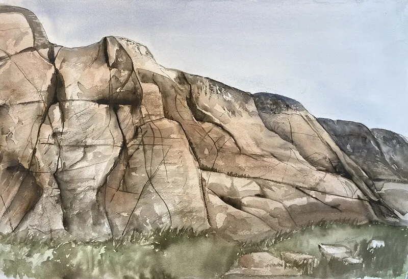 Akvarell av Anna Holmberg