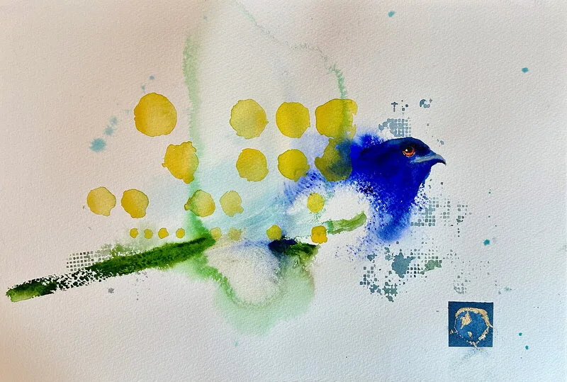 Akvarell Skatan av Daniel Luther