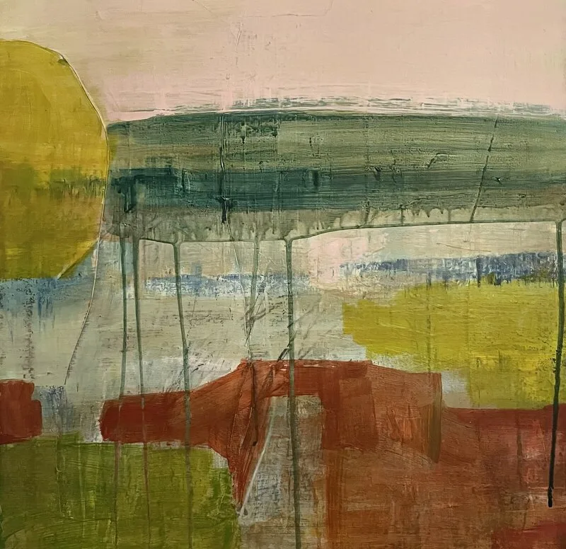 Akrylmålning Inre landskap av Ann Hjers